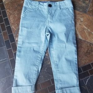 Oshkosh B'Gosh Boys Powder Blue Skinny Pants.